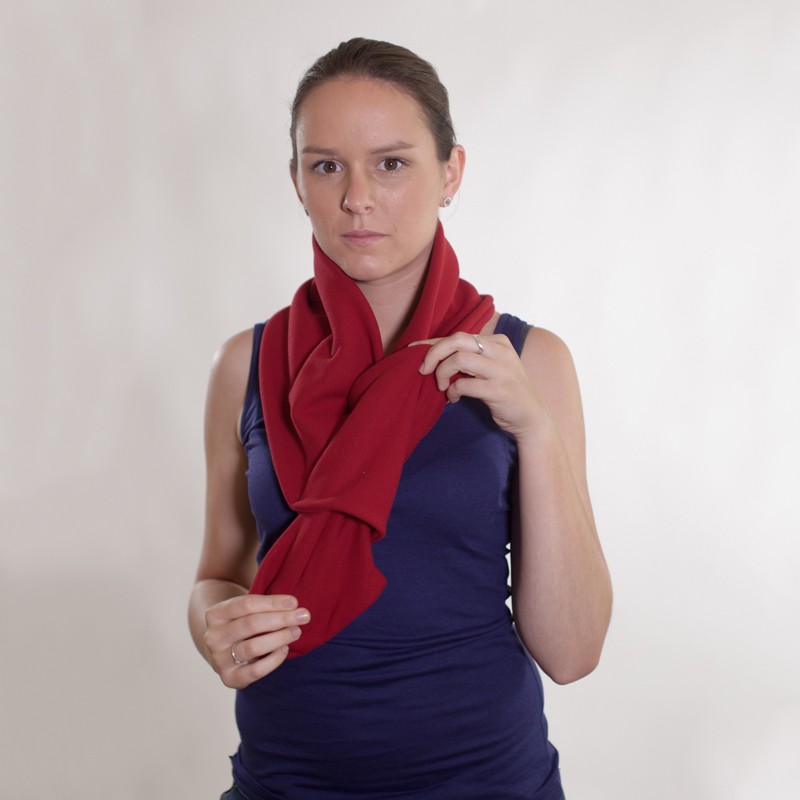 Écharpe Femme Marron Neuve Sans étiquette - Tissu Doux, Couleur Basique